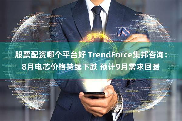 股票配资哪个平台好 TrendForce集邦咨询：8月电芯价格持续下跌 预计9月需求回暖